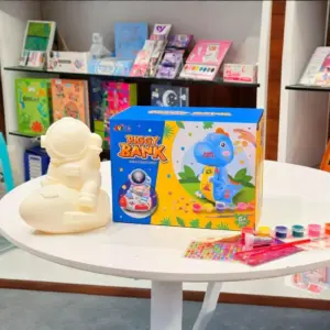DIY Paint Your Own Astronaut Piggy Bank Kit for Kids
