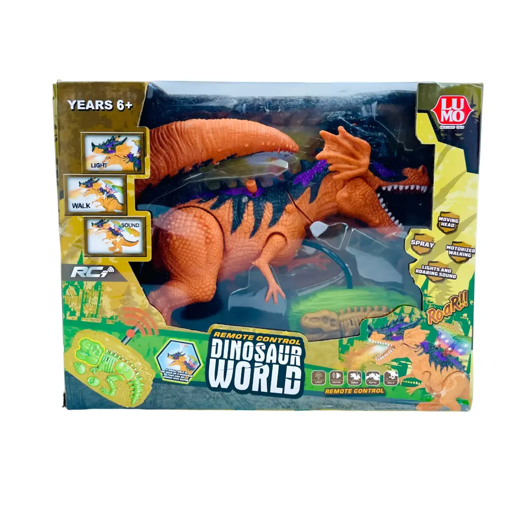 Remote Control Dinosaur World Playset