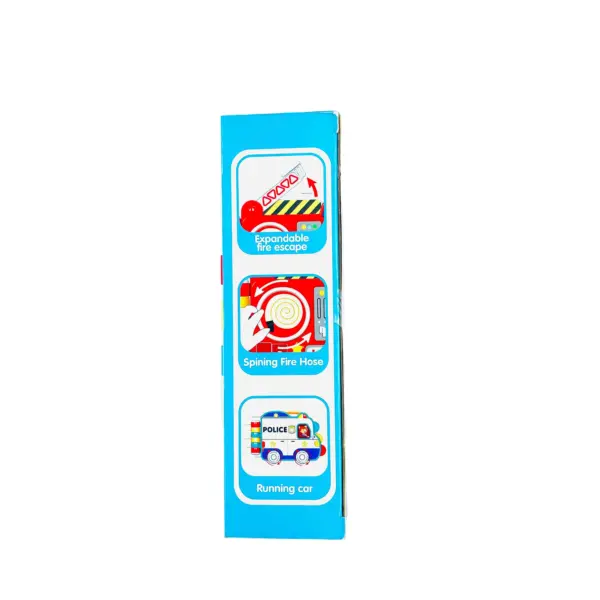 Beep Beep Police Car Interactive Sound Book - with Lights & Vehicle Sounds - Image 2