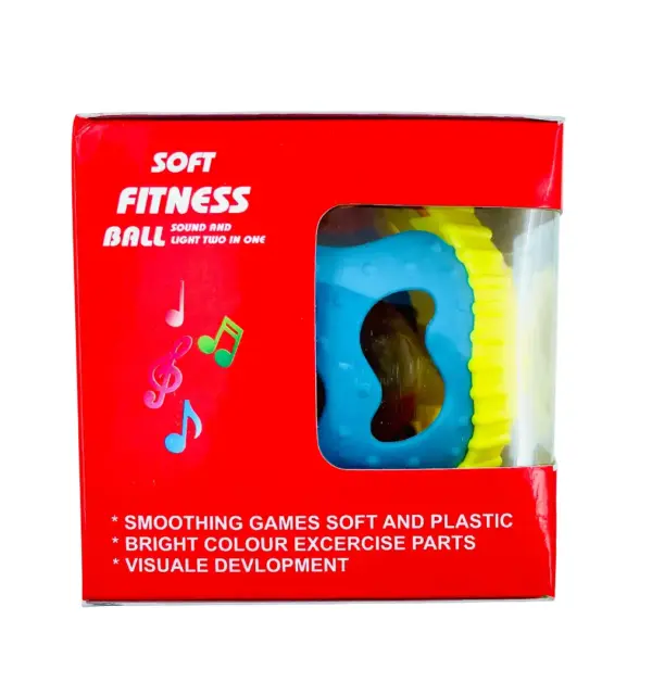 Baby Sensory Rattle Ball - Easy-to-Grasp Clutching Toy - Image 3