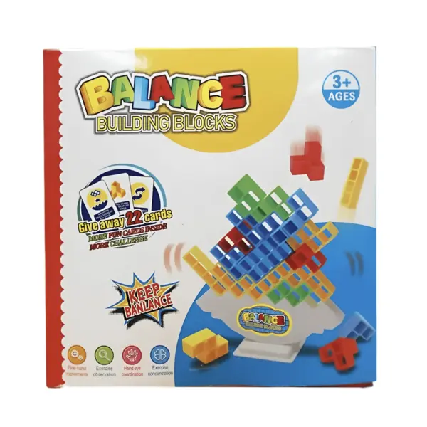 Tetra Tower Balance Stacking Game