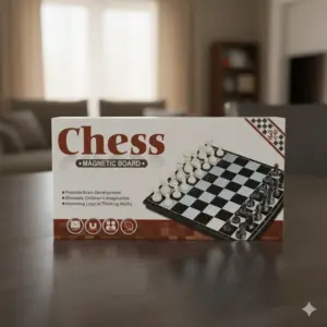Premium Wooden Magnetic Chess Set for Kids