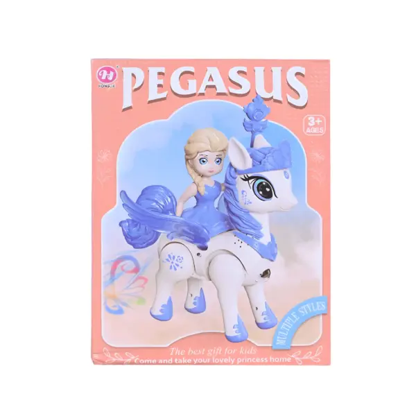 Enchanting Princess Doll with Pegasus Winged Horse Playset - Image 2