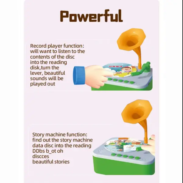 Children Phonograph Record Player: Fun and Educational Toy for Kids - Image 2