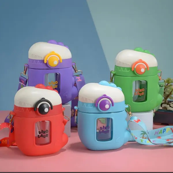 Dinosaur Water Bottle: Fun & Portable Hydration for Kids - Image 3
