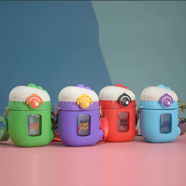 Dinosaur Water Bottle: Fun & Portable Hydration for Kids - Image 4