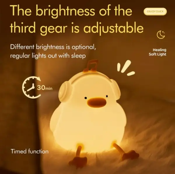 Silicone Night Light: Soft & Soothing LED Light for a Cozy Atmosphere - Image 7