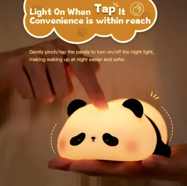 Sleeping Panda Lamp: Cute Night Light for Kids and Adults - Image 4